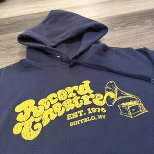 Vintage record theatre buffalo New York hoodie 00s L